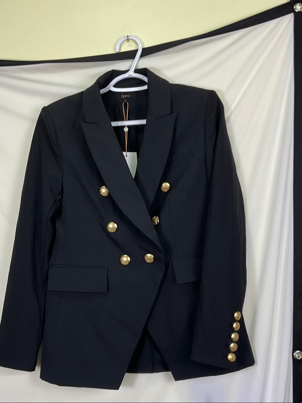 Quince Scuba Captain's Convertible Blazer - Black